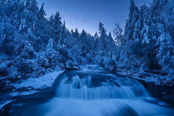 A Night at Turtleback Falls and Rainbow Falls